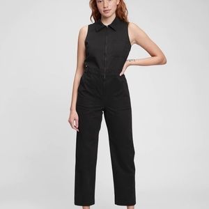 NWT Black Denim Jumpsuit